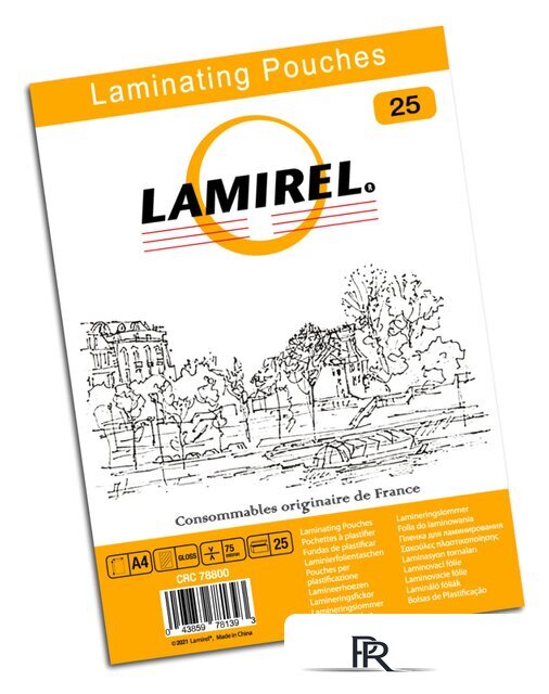 Пленка для ламинирования Lamirel А4 75 мкм 25 шт LA-78800 - Изображение №1 — Интернет-магазин ПроЗаказ