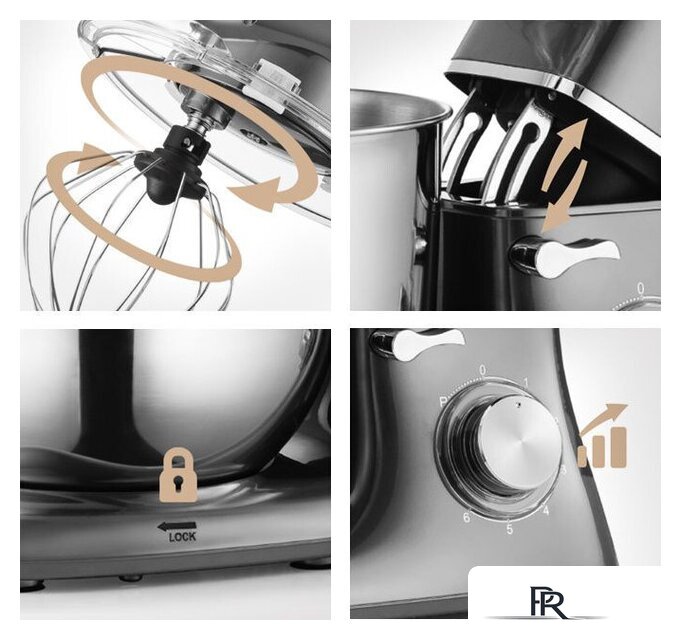 Кухонная машина Mozano Kitchen Assistent ROB-02 (серый) - Изображение №5 — Интернет-магазин ПроЗаказ