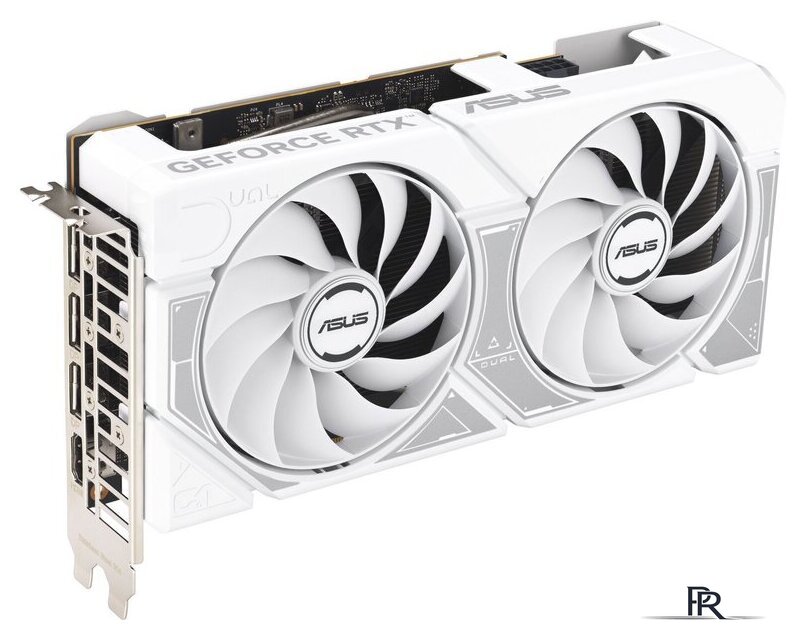 Видеокарта ASUS Dual GeForce RTX 5060 8GB GDDR7 White OC Edition DUAL-RTX5060-O8G-WHITE - Изображение №1 — Интернет-магазин ПроЗаказ