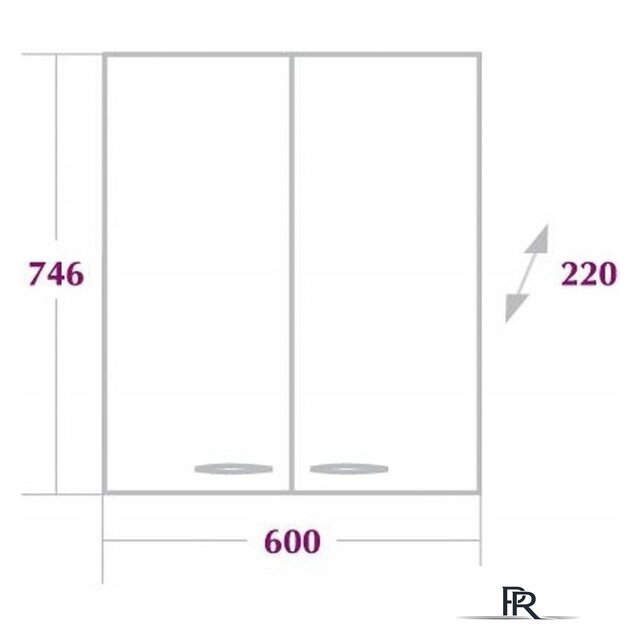  Onika Шкаф Кредо 60 [306003] - Изображение №3 — Интернет-магазин ПроЗаказ