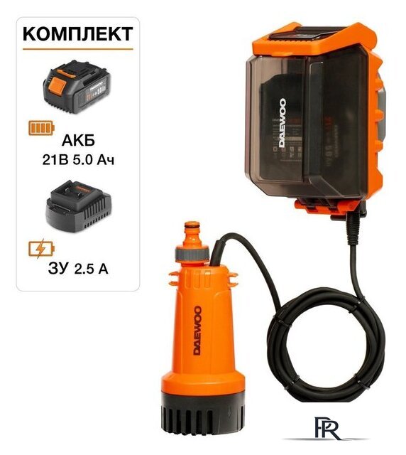 Дренажный насос Daewoo Power DHP 2021Li Set (с 1-им АКБ) - Изображение №1 — Интернет-магазин ПроЗаказ
