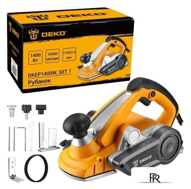 Рубанок Deko DKEP1400W Set1 083-1073 - Изображение №1 — Интернет-магазин ПроЗаказ