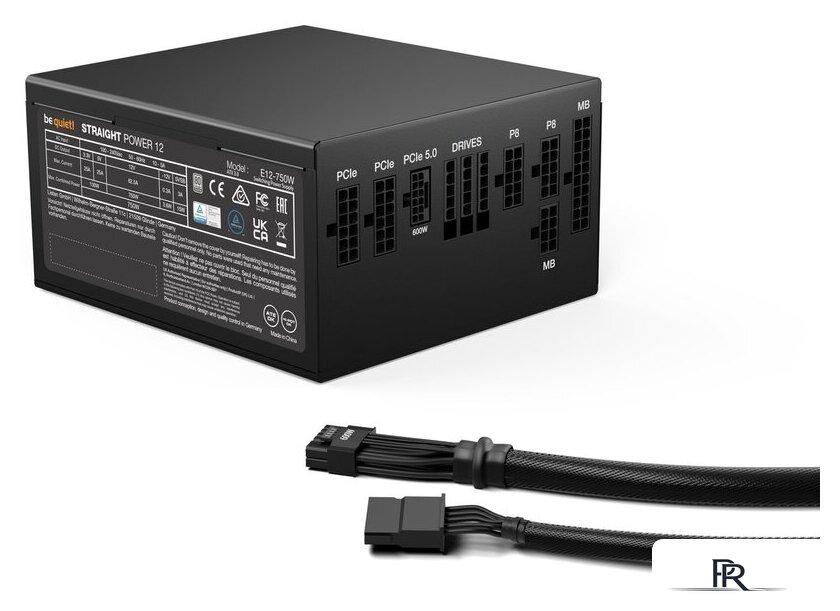 Блок питания be quiet! Straight Power 12 750W BN336 - Изображение №2 — Интернет-магазин ПроЗаказ