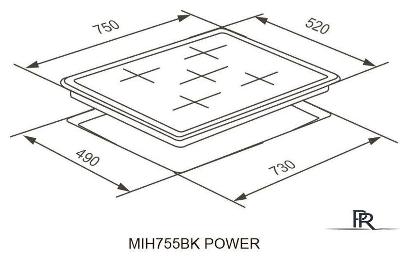 Варочная панель Meferi MIH755BK Power - Изображение №10 — Интернет-магазин ПроЗаказ