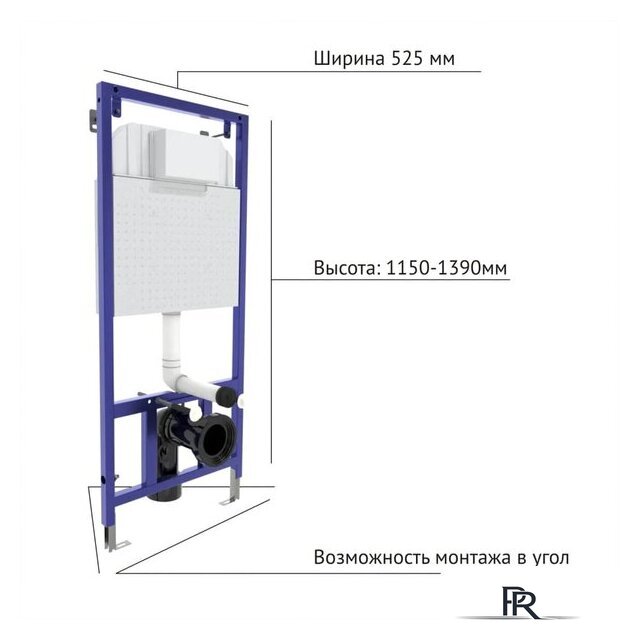 Унитаз подвесной Berges Wasserhaus Okus + Toma Slim SO + Novum525 + S3 043267 - Изображение №7 — Интернет-магазин ПроЗаказ