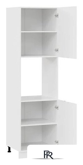 Шкаф напольный Трия Гренада 1П6 (белый/холст белый) - Изображение №2 — Интернет-магазин ПроЗаказ