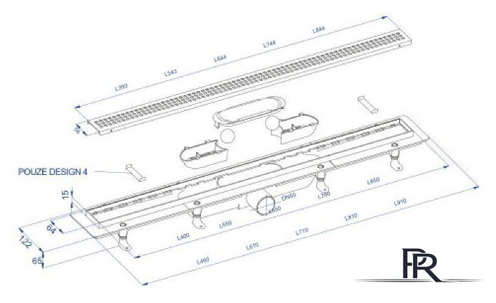 Трап/канал Plast Brno Design SZA3850 - Изображение №4 — Интернет-магазин ПроЗаказ