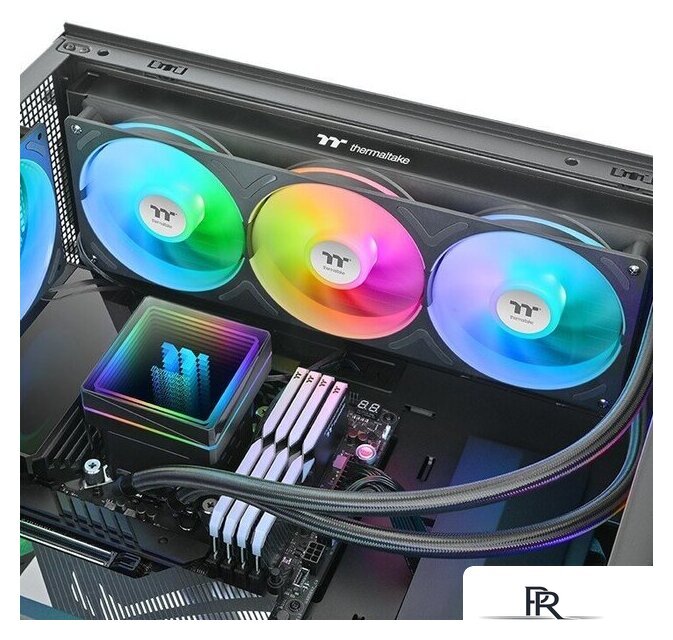 Система жидкостного охлаждения для процессора Thermaltake TH360 V3 ARGB Sync CL-W466-PL12SW-A - Изображение №5 — Интернет-магазин ПроЗаказ