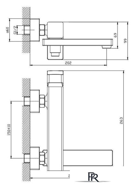 Комплект смесителей Raglo R30.30.09 - Изображение №2 — Интернет-магазин ПроЗаказ