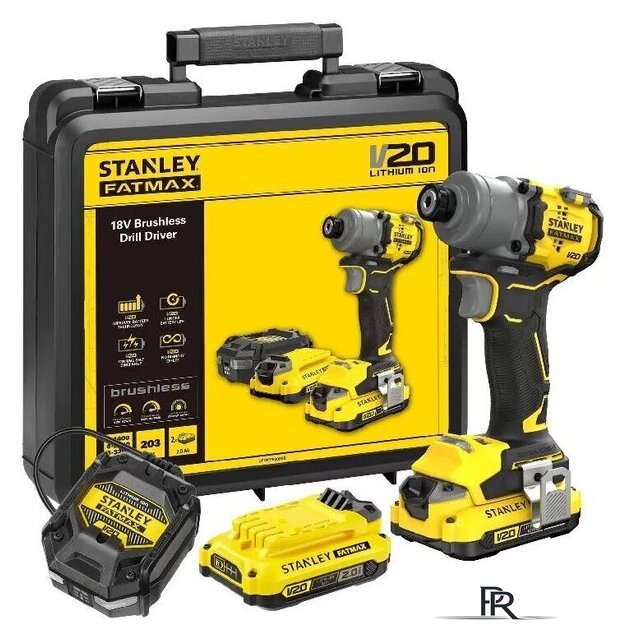 Винтоверт Stanley SFMCF830D2K (с 2-мя АКБ, кейс) - Изображение №1 — Интернет-магазин ПроЗаказ