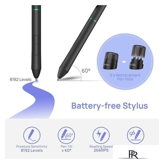 Графический планшет Parblo Intangbo M (сиреневый) - Изображение №7 — Интернет-магазин ПроЗаказ