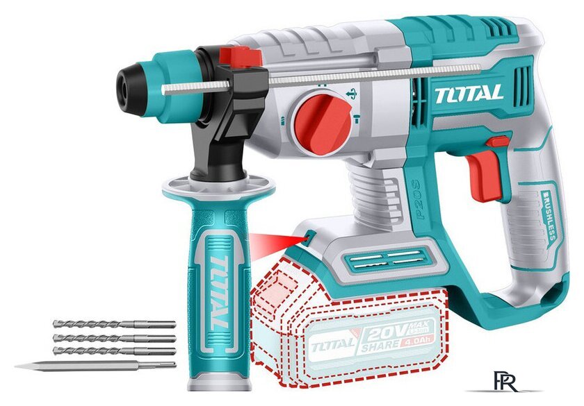 Перфоратор Total TRHLI20208 (без АКБ) - Изображение №1 — Интернет-магазин ПроЗаказ