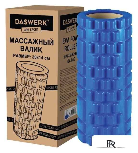 Массажный ролик-валик Daswerk 680024 (синий) - Изображение №3 — Интернет-магазин ПроЗаказ