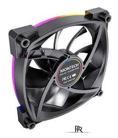 Комплект вентиляторов для корпуса Montech AX120 PWM 3 IN 1 (черный) - Изображение №5 — Интернет-магазин ПроЗаказ