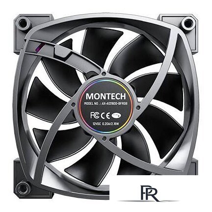 Комплект вентиляторов для корпуса Montech AX120 PWM 3 IN 1 (черный) - Изображение №4 — Интернет-магазин ПроЗаказ