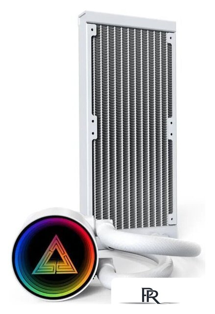 Система жидкостного охлаждения для процессора Montech LightFlow ARGB 240 (белый) - Изображение №3 — Интернет-магазин ПроЗаказ