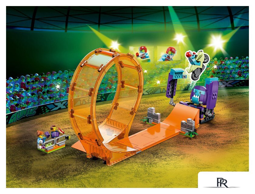Конструктор LEGO City 60338 Трюковая петля Сокрушительный шимпанзе - Изображение №2 — Интернет-магазин ПроЗаказ