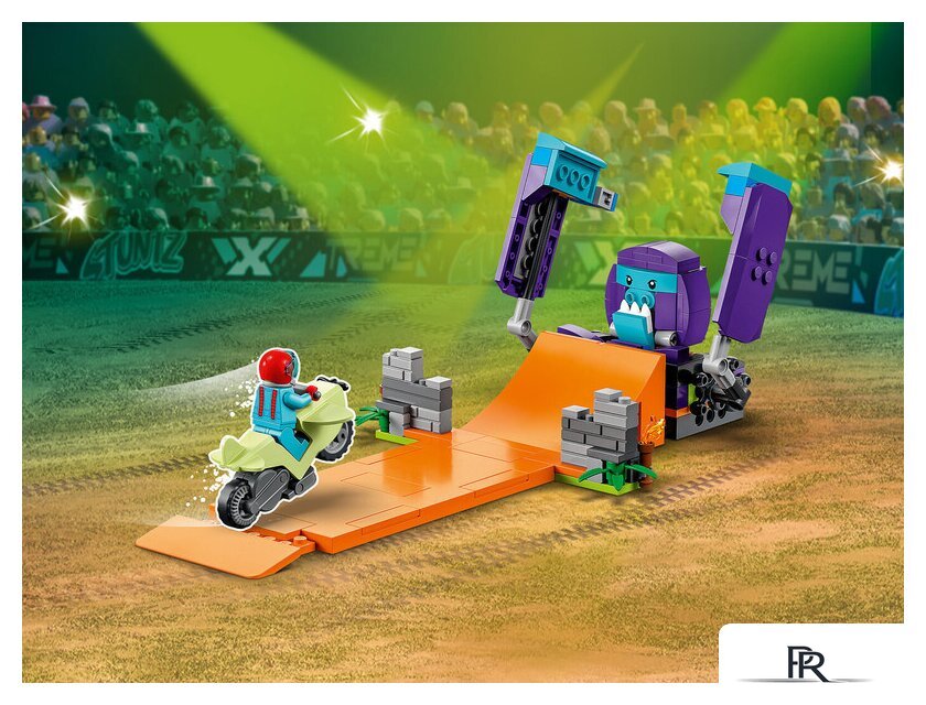 Конструктор LEGO City 60338 Трюковая петля Сокрушительный шимпанзе - Изображение №7 — Интернет-магазин ПроЗаказ