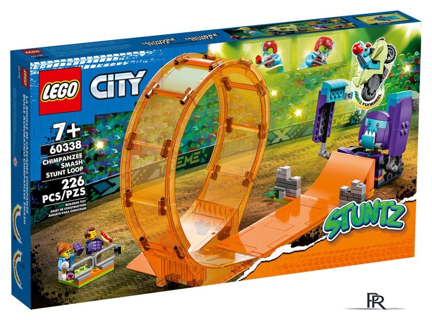 Конструктор LEGO City 60338 Трюковая петля Сокрушительный шимпанзе - Изображение №1 — Интернет-магазин ПроЗаказ