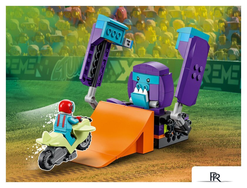 Конструктор LEGO City 60338 Трюковая петля Сокрушительный шимпанзе - Изображение №8 — Интернет-магазин ПроЗаказ