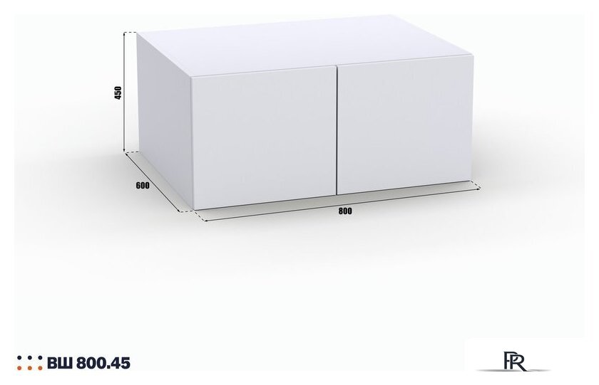 Шкаф распашной Кастанье Модерн ВШ 800.45 (белый) - Изображение №3 — Интернет-магазин ПроЗаказ