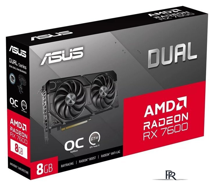 Видеокарта ASUS Dual Radeon RX 7600 EVO OC Edition 8GB GDDR6 DUAL-RX7600-O8G-EVO - Изображение №13 — Интернет-магазин ПроЗаказ