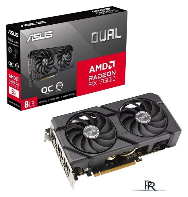 Видеокарта ASUS Dual Radeon RX 7600 EVO OC Edition 8GB GDDR6 DUAL-RX7600-O8G-EVO - Изображение №12 — Интернет-магазин ПроЗаказ