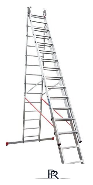 Лестница-стремянка Новая высота NV 523 трёхсекционная индустриальная 3x14 ступеней - Изображение №5 — Интернет-магазин ПроЗаказ