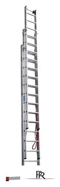 Лестница-стремянка Новая высота NV 523 трёхсекционная индустриальная 3x14 ступеней - Изображение №4 — Интернет-магазин ПроЗаказ