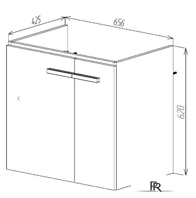  Viant Тумба под умывальник Мюнхен Como 70 VMUN70COH-T2STP - Изображение №5 — Интернет-магазин ПроЗаказ