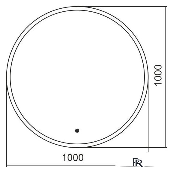  Silver Mirrors Зеркало Monaco Black D1000 LED-00002769 - Изображение №17 — Интернет-магазин ПроЗаказ