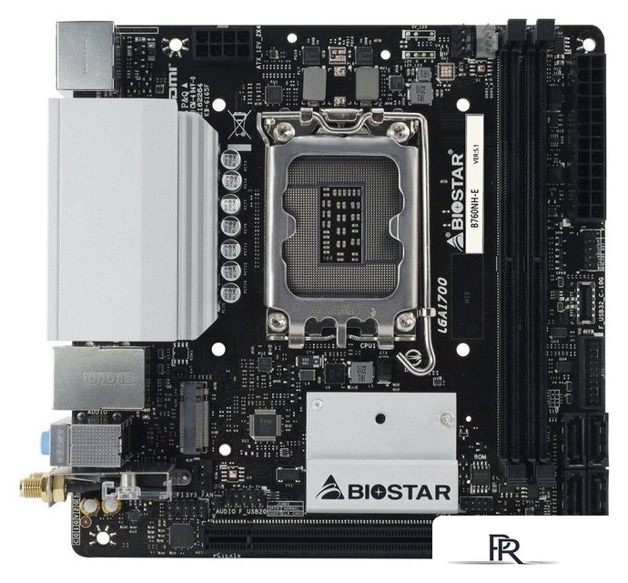 Материнская плата BIOSTAR B760NH-E Ver. 5.1 - Изображение №1 — Интернет-магазин ПроЗаказ