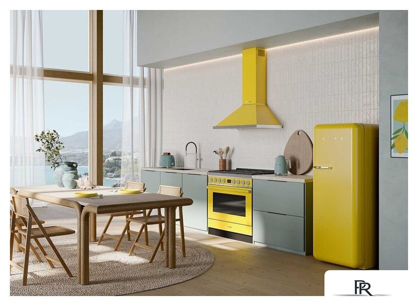 Однокамерный холодильник Smeg FAB28RYW6 - Изображение №3 — Интернет-магазин ПроЗаказ