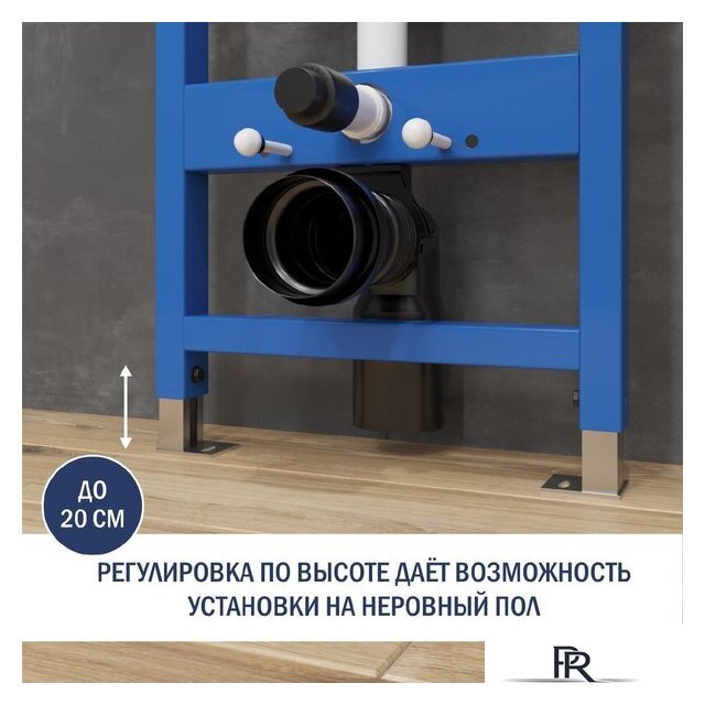 Унитаз подвесной Lauter Sulzdorf с микролифтом и кнопкой смыва 219701J (белый/хром) - Изображение №10 — Интернет-магазин ПроЗаказ