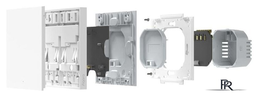 Выключатель Aqara Smart Wall Switch H1 одноклавишный без нейтрали (белый) - Изображение №6 — Интернет-магазин ПроЗаказ
