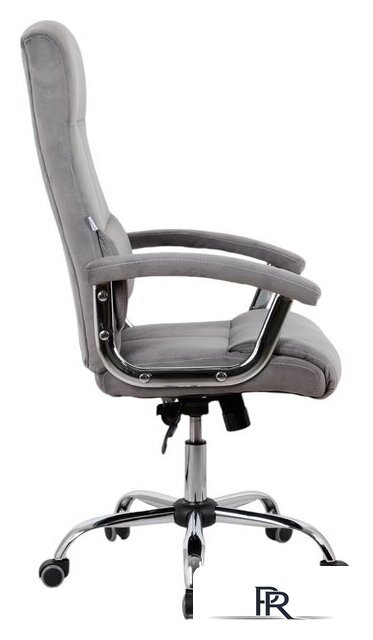 Офисное кресло King Style SHL-8 Sane Velvet Chrome (велюр, серый) - Изображение №3 — Интернет-магазин ПроЗаказ