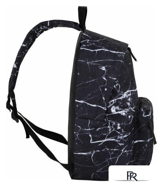 Городской рюкзак BRAUBERG Сити-формат Black marble 270790 - Изображение №4 — Интернет-магазин ПроЗаказ