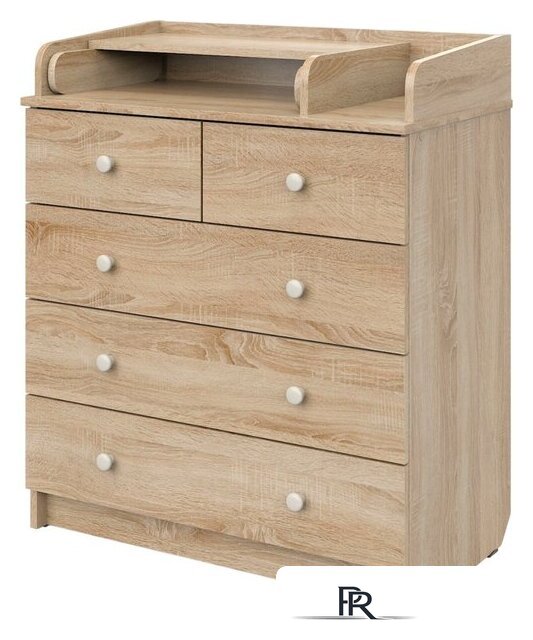 Детский комод Атон Мебель Сириус-2 805 (дуб сонома) - Изображение №1 — Интернет-магазин ПроЗаказ