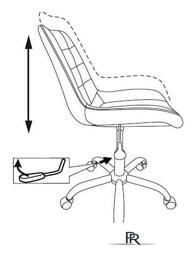 Офисное кресло Бюрократ CH-350SL (светло-бежевый) - Изображение №5 — Интернет-магазин ПроЗаказ