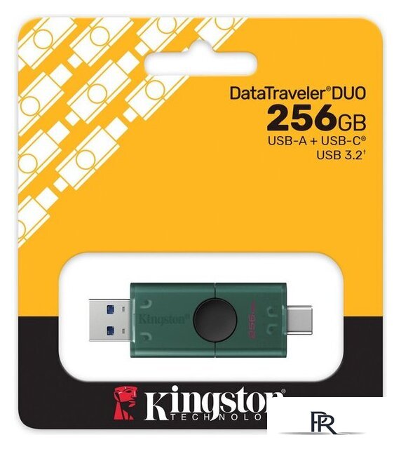 USB Flash Kingston DataTraveler Duo 256GB DTDEG2/256GB - Изображение №4 — Интернет-магазин ПроЗаказ