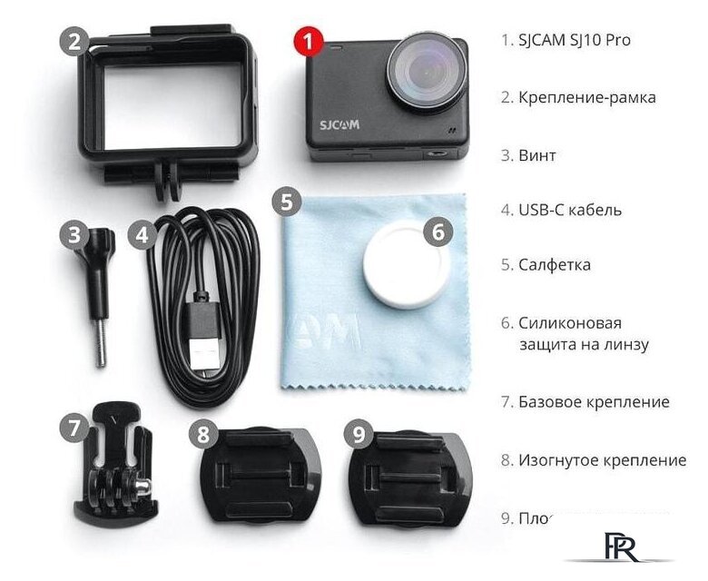 Экшен-камера SJCAM SJ10 Pro (черный) - Изображение №5 — Интернет-магазин ПроЗаказ
