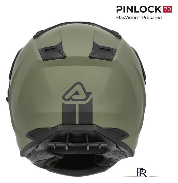 Мотошлем Acerbis Assault 0026643.582.064 (M, армейский зеленый) - Изображение №6 — Интернет-магазин ПроЗаказ