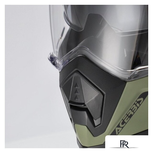 Мотошлем Acerbis Assault 0026643.582.064 (M, армейский зеленый) - Изображение №8 — Интернет-магазин ПроЗаказ