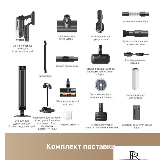 Пылесос Dreame Station Cordless Vacuum Cleaner Z40 VZV33A - Изображение №20 — Интернет-магазин ПроЗаказ