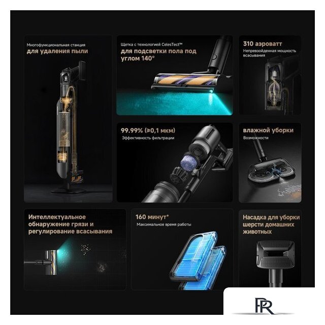 Пылесос Dreame Station Cordless Vacuum Cleaner Z40 VZV33A - Изображение №21 — Интернет-магазин ПроЗаказ