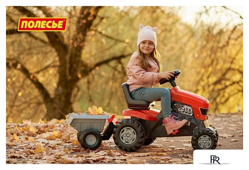 Педальная машинка Полесье Каталка-трактор с педалями Turbo с полуприцепом [52681] - Изображение №3 — Интернет-магазин ПроЗаказ