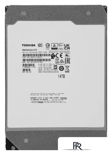 Жесткий диск Toshiba MG Series 14TB MG09SCA14TE - Изображение №1 — Интернет-магазин ПроЗаказ