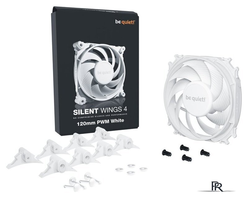 Вентилятор для корпуса be quiet! Silent Wings 4 120mm PWM White BL114 - Изображение №4 — Интернет-магазин ПроЗаказ