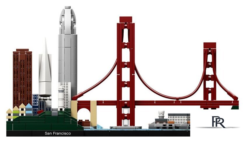 Конструктор LEGO Architecture 21043 Сан-Франциско - Изображение №4 — Интернет-магазин ПроЗаказ