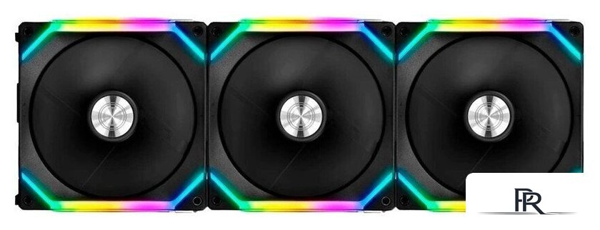 Комплект вентиляторов для корпуса 1stPlayer XF7 ARGB (3 шт, черный) - Изображение №1 — Интернет-магазин ПроЗаказ